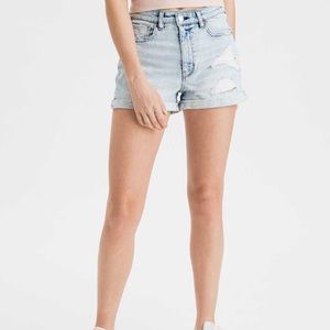 american eagle mom jean shorts